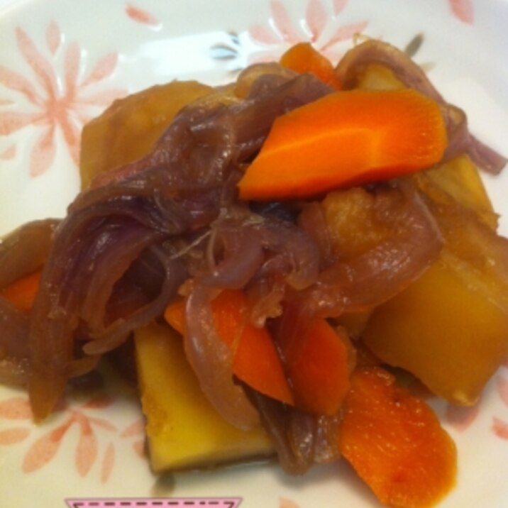 肉なしでも美味しい水なし肉じゃが(圧力鍋)